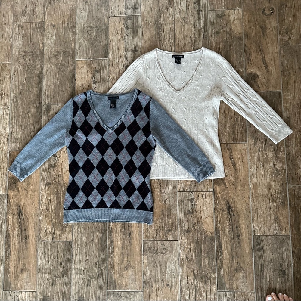 New York & Co Sweaters Set of 2